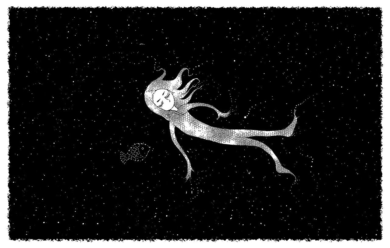 night, cosmos, fairy tale