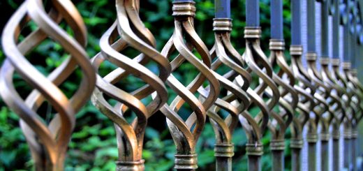 iron gate, wrought iron, metal gate