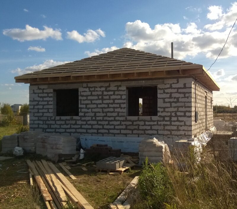 construction, house, new house