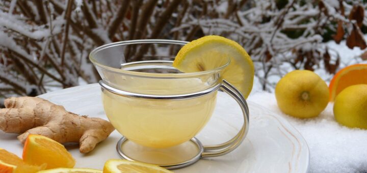 ginger, hot lemon, nature