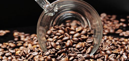 coffee beans, cup, coffee cup