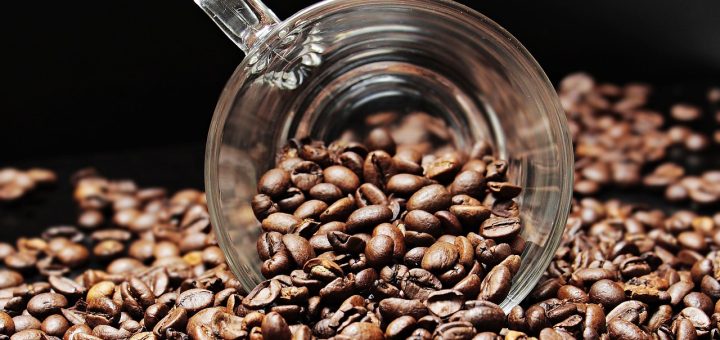 coffee beans, cup, coffee cup