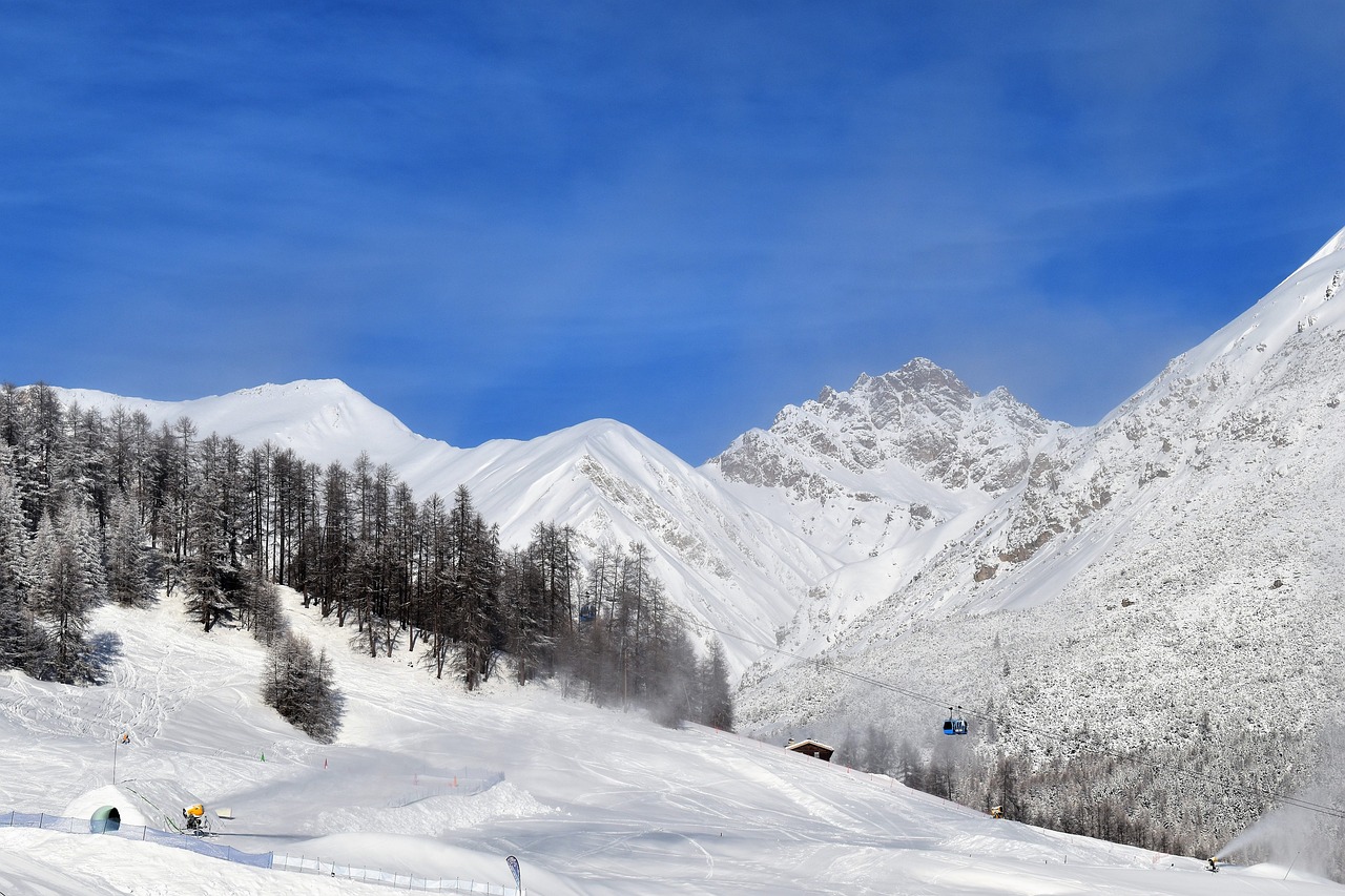 snow, landscape, winter