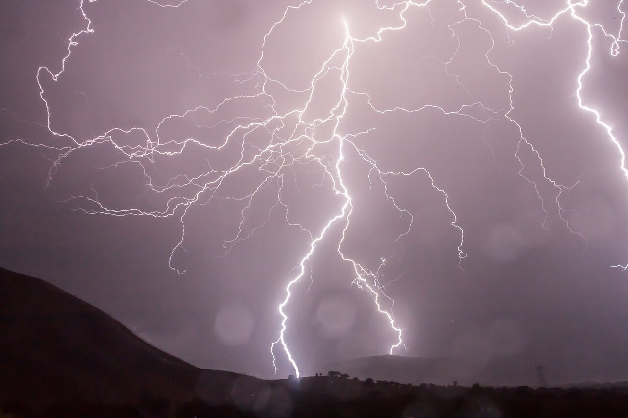 lightning, storm, weather, sky, nature, thunder, strike, bolt, electricity, thunderstorm, lightning bolts, natural phenomenon