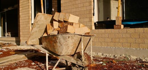 barrow, bricks, wheel-barrow, wall, house building, construction, construction, construction, construction, construction, construction