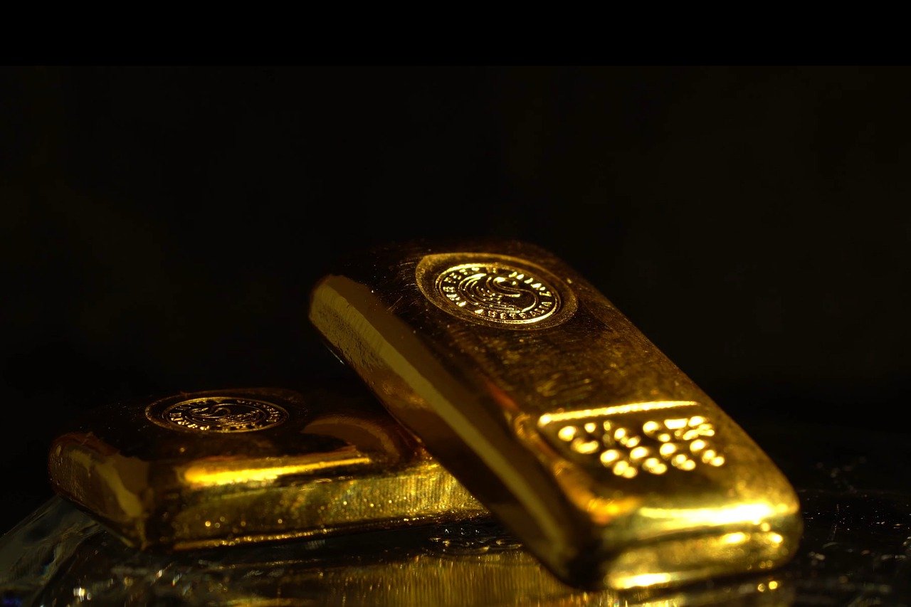 gold bars, gold bullions, finance