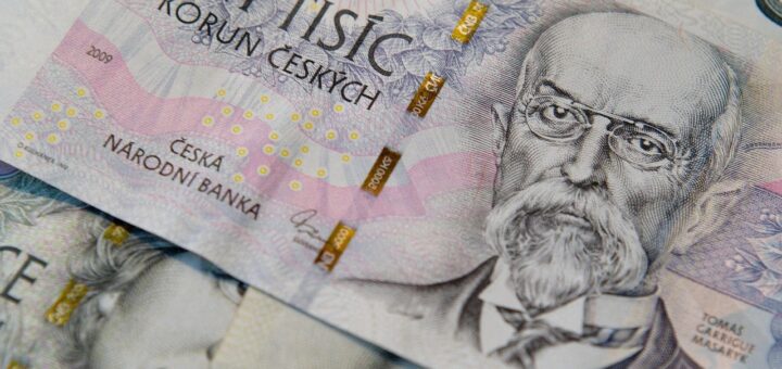 money, cash, czech crowns